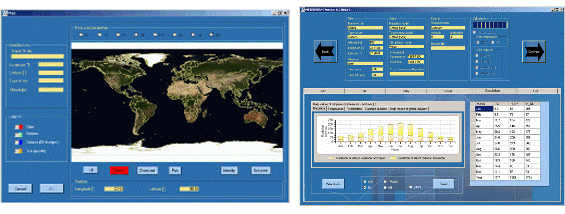 software database meteorologico